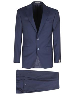 Corneliani Single Breasted Suits - Blue