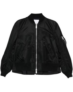 Sacai Bomber Jackets - Schwarz