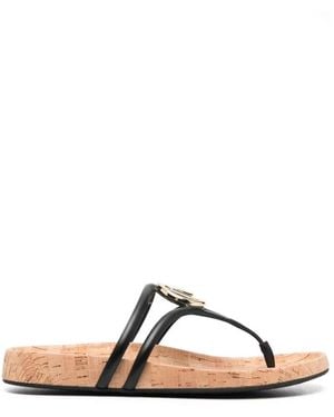 Michael Kors Flip Flops - Brown