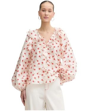 Stine Goya Overhemden ,Polyester Blouse - Roze
