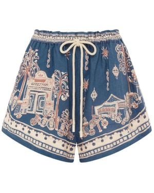 ALÉMAIS Short Shorts - Blauw