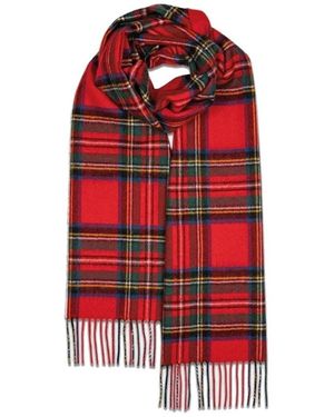 Gloverall Winter Scarves - Red