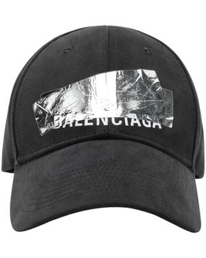Balenciaga Cotton Logo Cap - Grau