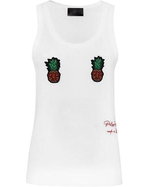Philipp Plein Topjes - Wit
