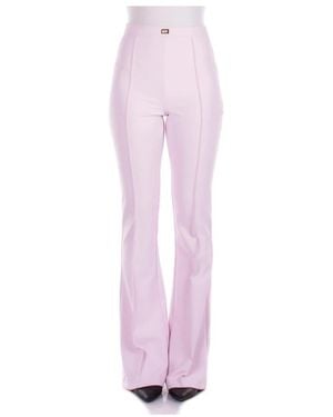 Elisabetta Franchi Wide Trousers - Pink