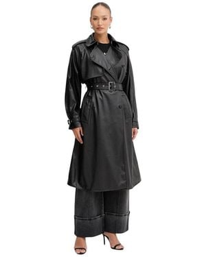 KARL LAGERFELD Trench Coats - Nero