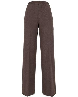 Weekend by Maxmara Broeken ,Bruin ,Katoen Editta Jersey Broek