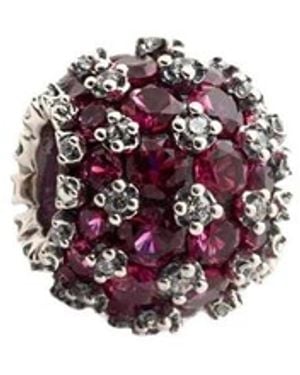 PANDORA Funkelnder Pavé Runder Charm - Lila