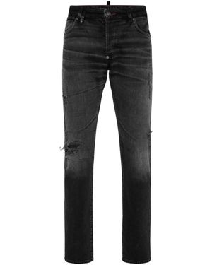 Philipp Plein Slim-Fit Jeans - Negro