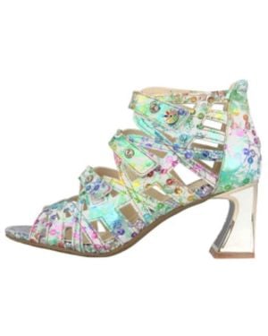 Laura Vita Bunte Damensandalen - Blau