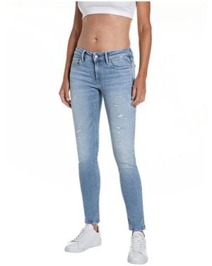 Replay Skinny Fit Jeans - Blue