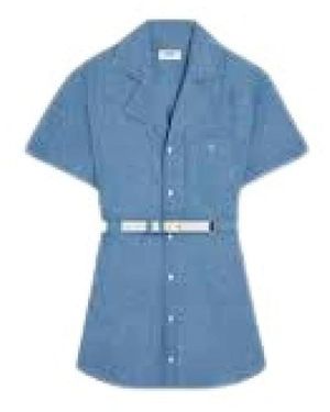 Celine Kleedjes ,Blauw ,Shirt Dress