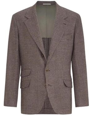 Brunello Cucinelli Blazers - Brown