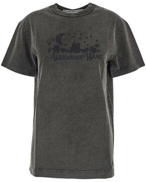 Alexander Wang Casual Tee Shirt - Grau