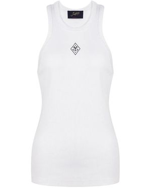 The Seafarer Tops ,Wit ,Top Met Logoprint
