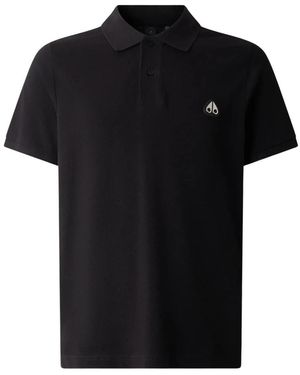 Moose Knuckles Polo Shirts - Negro