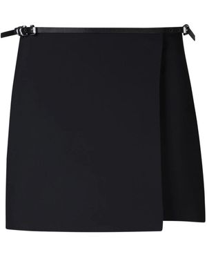 Givenchy Minirock mit voyou-details - Schwarz