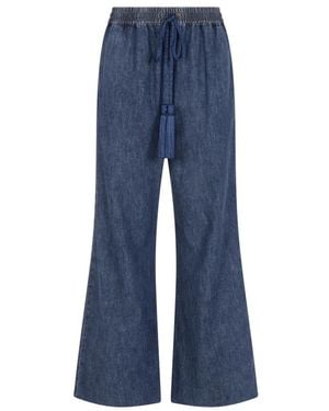 Valentino Wide Trousers - Blue