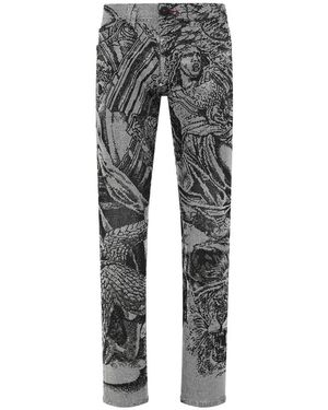 Philipp Plein Slim-Fit Jeans - Grijs