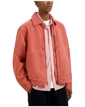 OLAF HUSSEIN Jackets - Rosso