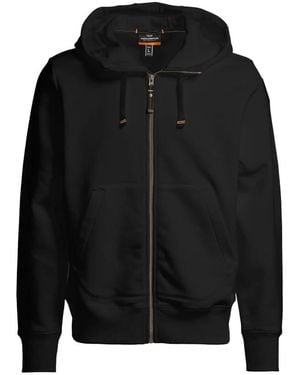 Parajumpers Hoodies & Sweatvesten ,Zwart ,Katoen Charlie Easy Zip Hoodie