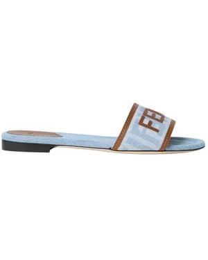 Fendi Sunshine Slide - Blau