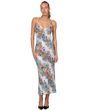 Just Cavalli Midi Dresses - Blue