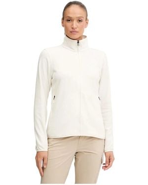 The North Face Fitness ,Polyester Glacier Fleece Jacket - Naturel