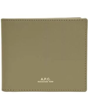 A.P.C. Wallets & Cardholders - Green