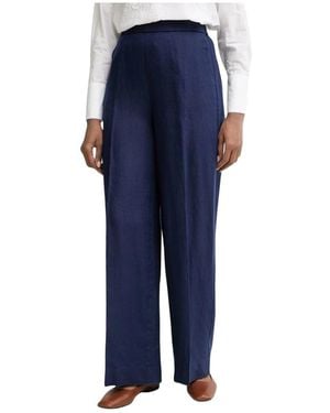 Benetton Wide Trousers - Azul
