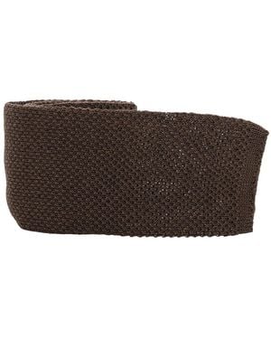 BOSS H-Tie Gestrickte Krawatte - Braun