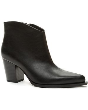 Betsy Cowboy & Biker Boots - Black
