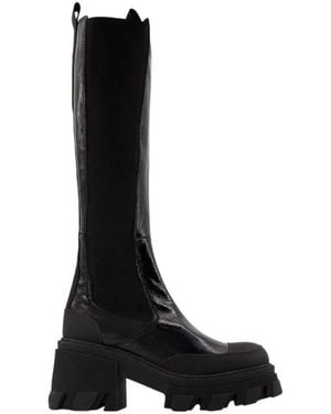 Ganni Over-The-Knee Boots - Black