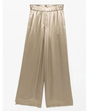 Peserico Wide Trousers - Neutro