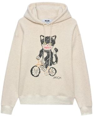 MSGM Hoodies - White
