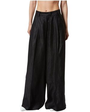 Silvian Heach Wide Hosen - Schwarz