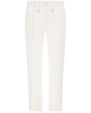 Herno Slim-Fit Pants - White