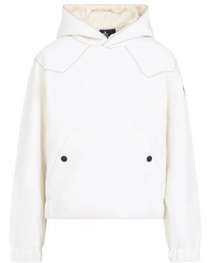 Moncler Hoodies & Sweatvesten ,Wit ,Grenoble Hoodie Sweater