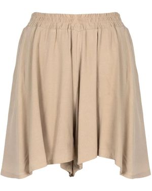 LA HAINE INSIDE US Korte Broeken ,Embossed Bermuda Shorts - Naturel
