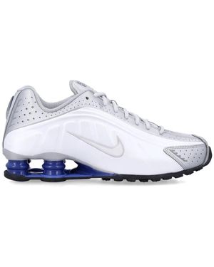 Nike Futuristische Shox R4 Sneaker - Weiß