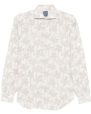 Barba Napoli Casual Shirts - White