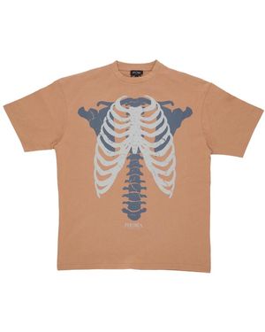 PHOBIA ARCHIVE Tops ,Bruin ,Katoen Skeleton Print Tee