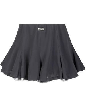 AVAVAV Rokken ,Zwart ,Polyester Tulle Mini Rok - Grijs