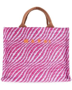 Marni Tote Bags - Purple