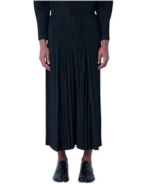 Issey Miyake Wide Trousers - Blue