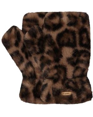 Barts Accessoires ,Veelkleurig ,Polyester Britamu Vingerloze Handschoenen - Bruin