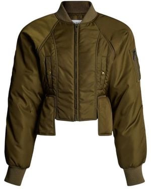 Balmain Bomber Jackets - Green