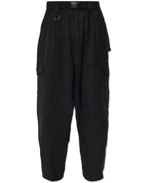 Y-3 Wide Trousers - Black