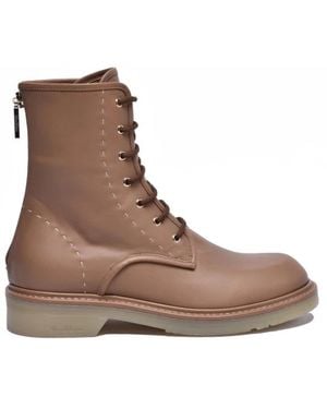 Max Mara Lace-Up Boots - Bruin