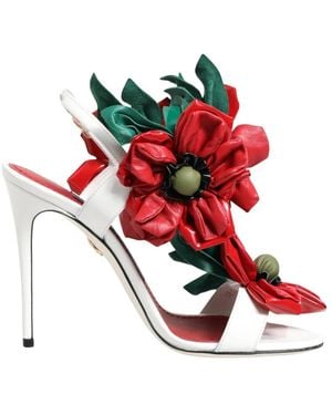 Dolce & Gabbana High Heel Sandals - Rosso